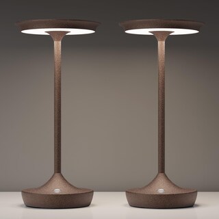 Foto 1 | Foto 1 | Lámparas De Mesa Recargables Inalámbricas Yht 6000 Mah Paquete De 2 Unidades Color Óxido - Venta Internacional.