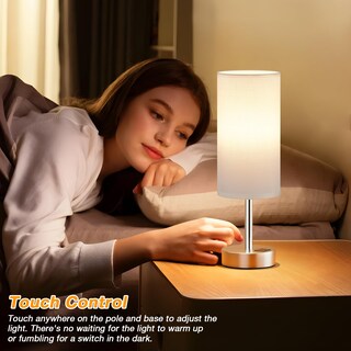 Foto 3 | Foto 3 | Lámpara De Noche Dicoool White Touch De 3 Vías Regulable Con Puerto Usb - Venta Internacional.