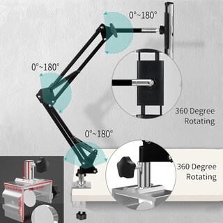 Foto 2 | Foto 2 | Soporte Para Teléfono O Tableta Ohitec Heavy Duty Metal Con Rotación De 360° - Venta Internacional.
