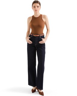 Foto 2 | Foto 2 | Camiseta Sin Mangas Suuksess 2025 Para Mujer Acolchada Algodón Acanalado Color Café Talla Xs - Venta Internacional.