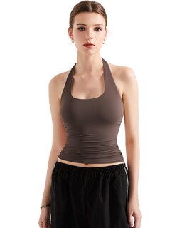 Foto 5 | Foto 5 | Camiseta Sin Mangas Suuksess Para Mujer Con Doble Forro Color Marrón Talla M - Venta Internacional.