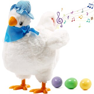 Foto 1 | Foto 1 | Peluche Aosuyou Con Forma De Pollo De Pascua Con Sonido Y Música 29 Cm - Venta Internacional.