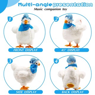 Foto 3 | Foto 3 | Peluche Aosuyou Con Forma De Pollo De Pascua Con Sonido Y Música 29 Cm - Venta Internacional.