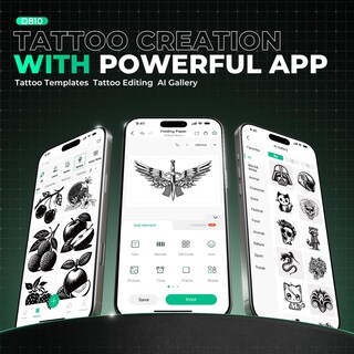 Foto 4 | Foto 4 | Impresora De Plantillas De Tatuajes Nelko D810 Inalámbrica Térmica Negra - Venta Internacional.