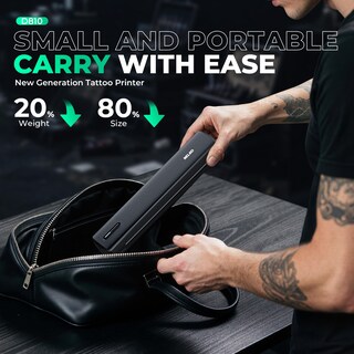 Foto 6 | Foto 6 | Impresora De Plantillas De Tatuajes Nelko D810 Inalámbrica Térmica Negra - Venta Internacional.