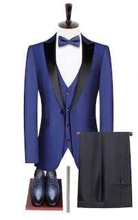 Foto 2 | Foto 2 | Conjunto De Traje De Novio Lujoso Y Elegante Boda De 7 Piezas Para Hombre - Venta Internacional.