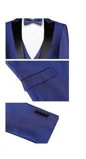 Foto 4 | Foto 4 | Conjunto De Traje De Novio Lujoso Y Elegante Boda De 7 Piezas Para Hombre - Venta Internacional.