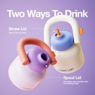 Foto 4 | Foto 4 | Botella De Agua Con Aislamiento Chako Lab De 1 Litro Con Pajita Y Asa De Transporte - Venta Internacional.