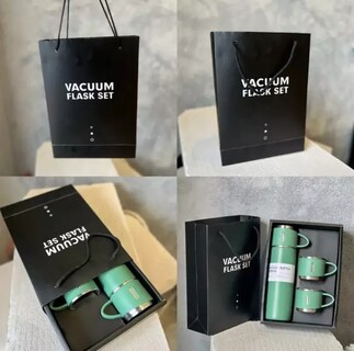 Foto 6 | Foto 6 | Vaso Térmico Thermos De Acero Inoxidable  500 Ml  2 Tazas - Venta Internacional.