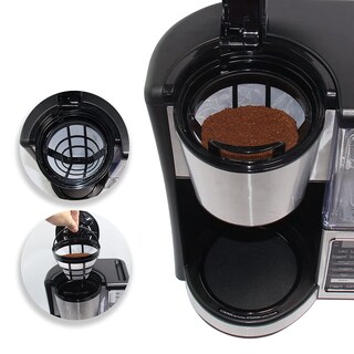 Foto 4 | Foto 4 | Cesta Reutilizable Para Cafetera Con Filtro Doumneou Paquete De 2 Unidades Número 4 - Venta Internacional.