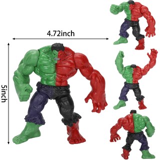 Foto 5 | Foto 5 | Figura De Acción Quuuy Increíble Kit De Garaje Colorido H-ulk De 12 Cm - Venta Internacional.