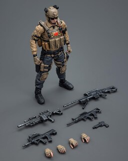 Foto 7 | Foto 7 | Figuras De Acción Pipigirl Soldier A Escala 1/18 Con Accesorios - Venta Internacional.