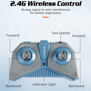 Foto 2 | Foto 2 | Remote Control Shark Waterproof Simulation 2.4g Para Niños - Venta Internacional.