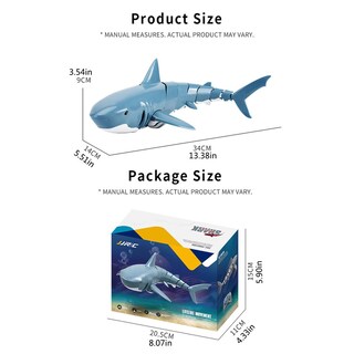 Foto 3 | Foto 3 | Remote Control Shark Waterproof Simulation 2.4g Para Niños - Venta Internacional.