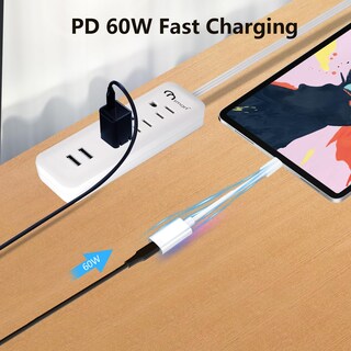 Foto 4 | Foto 4 | Adaptador De Carga Usb C A Lightning Leclooc Para Iphone 15 - Venta Internacional.