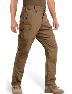 Foto 1 | Foto 1 | Pantalones De Viaje Magcomsen Para Hombre Con Bolsillos De Secado Rápido Color Marrón - Venta Internacional.