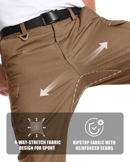 Foto 4 | Foto 4 | Pantalones Tácticos Magcomsen Resistentes Al Agua Ripstop Con 9 Bolsillos - Venta Internacional.