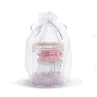 Foto 1 | Foto 1 | Bolsa De Regalo Volanic De Organza Transparente Con Cordón 17 X 23 Cm 50 Unidades - Venta Internacional.