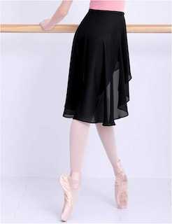 Foto 3 | Foto 3 | Faldas De Ballet Daydance Black Sheer Chiffon Para Mujer - Venta Internacional.