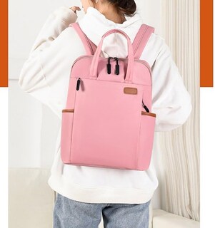 Foto 7 | Foto 7 | Mochila Para Portátil Baomifa De Tela Oxford Para Mujer  Color Beige - Venta Internacional.