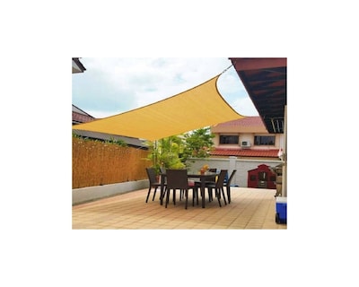Foto 2 | Foto 2 | Toldo Cuadrado Shade Sail De Malla Antiuv De 3 X 3 M Color Beige - Venta Internacional.