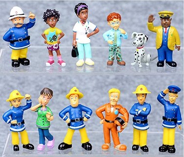 Foto 1 | Foto 1 | Figuras Marery Fireman Sam Firehouse 12 Unidades Para Fiestas Infantiles - Venta Internacional.