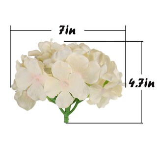 Foto 4 | Foto 4 | Cabezas De Hortensia De Seda Flojery Con Flores Artificiales (paquete De 10) - Venta Internacional.