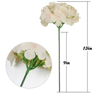 Foto 5 | Foto 5 | Cabezas De Hortensia De Seda Flojery Con Flores Artificiales (paquete De 10) - Venta Internacional.