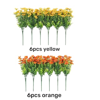 Foto 2 | Foto 2 | 12 Paquetes De Flores De Crisantemos Artificiales De Otoño Y Otoño Para Exteriores - Venta Internacional.