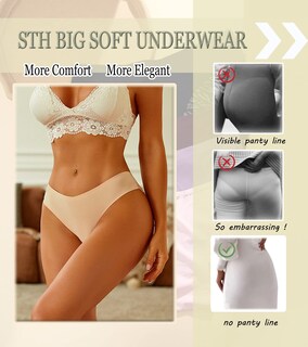 Foto 4 | Foto 4 | Bikini Sth Big Cheeky Lace No Show Para Mujer Paquete De 6 Unidades - Venta Internacional.
