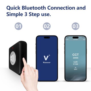 Foto 4 | Foto 4 | Medidor De Luz Vabira Vbr-300 Lux Cct De Temperatura De Color - Venta Internacional.