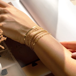 Foto 2 | Foto 2 | Pulseras Dearmay Chapadas En Oro Auténtico De 14 Quilates Para Mujer 6 Unidades - Venta Internacional.