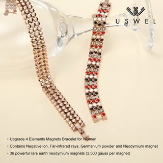 Foto 4 | Foto 4 | Pulsera Magnética Uswel Pure Titanium Therapy Para Mujer - Venta Internacional.