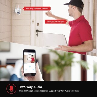 Foto 6 | Foto 6 | Cámara De Seguridad Boavision Outdoor Wifi Ip 1080p Con Seguimiento De Movimiento - Venta Internacional.