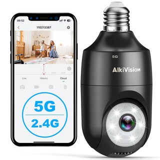 Foto 1 | Foto 1 | Cámara De Seguridad Alkivision 2k Bombilla Con Detección De Movimiento De 360° - Venta Internacional.