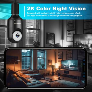 Foto 2 | Foto 2 | Cámara De Seguridad Alkivision 2k Bombilla Con Detección De Movimiento De 360° - Venta Internacional.
