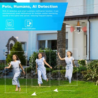 Foto 5 | Foto 5 | Cámara De Seguridad Alkivision 2k Bombilla Con Detección De Movimiento De 360° - Venta Internacional.
