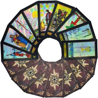 Foto 7 | Foto 7 | Cartas De Tarot Smoostart 78 Con Guía Holográfica Para Contar El Futuro - Venta Internacional.