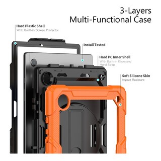 Foto 2 | Foto 2 | Funda + Soporte Giratorio De 360 Grados Para Samsung Tab A9+ 11 - Venta Internacional.