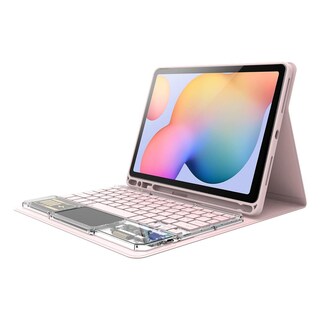 Foto 4 | Foto 4 | Funda De Teclado Para Samsung Galaxy Tab S6 Lite 10.4 2022/2020 Rosa - Venta Internacional.