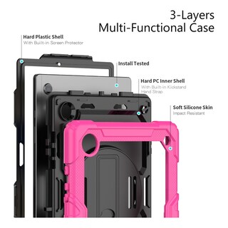 Foto 3 | Foto 3 | Funda + Soporte Giratorio De 360 Grados Para Samsung Tab A9+ 11 - Venta Internacional.