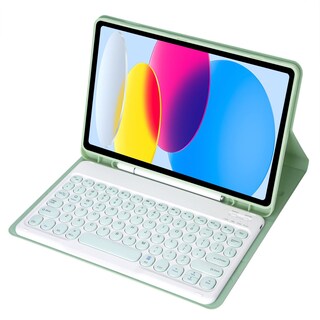 Foto 3 | Foto 3 | Funda De Teclado Para Samsung Galaxy Tab S9 Fe 10.9 Pulgadas Con Teclado - Venta Internacional.