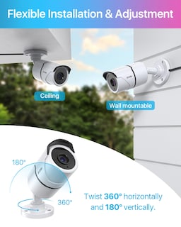 Foto 6 | Foto 6 | Cámaras De Seguridad Zosi 1920tvl 1080p Hd Tvi  Paquete De 4 Unidades Con Visión Nocturna - Venta Internacional.