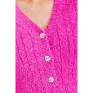 Foto 4 | Foto 4 | Vestido De Punto Con Botones Roman Fashion /juvenil 4587 (fiusha) Fucsia