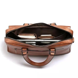 Foto 5 | Foto 5 | Maletín Retro De Piel Sintética Grande Para Portátil Para Hombre  Color Negro - Venta Internacional.