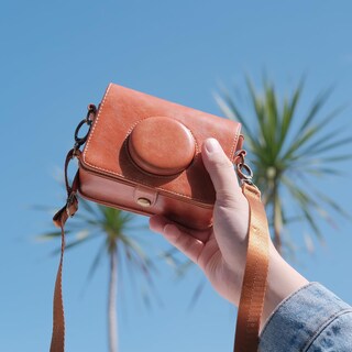 Foto 3 | Foto 3 | Funda Para Cámara Rieibi Instax Mini Evo Retro Piel Sintética Color Marrón - Venta Internacional.