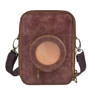 Foto 1 | Foto 1 | Funda Para Cámara Rieibi Mini Evo Piel Sintética Retro Color Café - Venta Internacional.