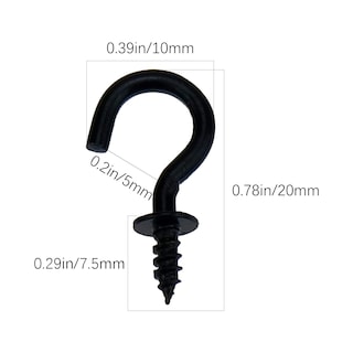 Foto 2 | Foto 2 | Tornillos De Techo Kukiwhy Mini 1 27 Cm 200 Unidades Negros - Venta Internacional.