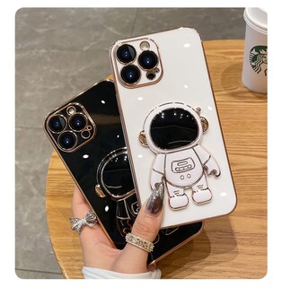 Foto 4 | Foto 4 | Funda Para Iphone 11/12/13 Pro Max Zxdk Con Soporte Oculto 6d Chapado En Forma De Astronauta - Venta Internacional.