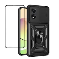 Funda Bioplj Heavy Duty Con Cristal Templado Para Oppo A58 4g - Venta Internacional.